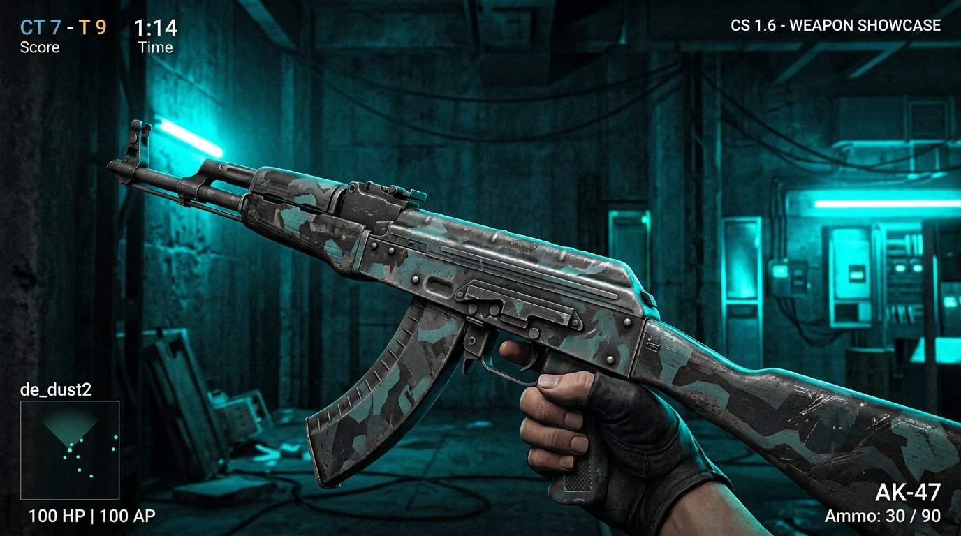 AK-47 Skin Camo Personalizada