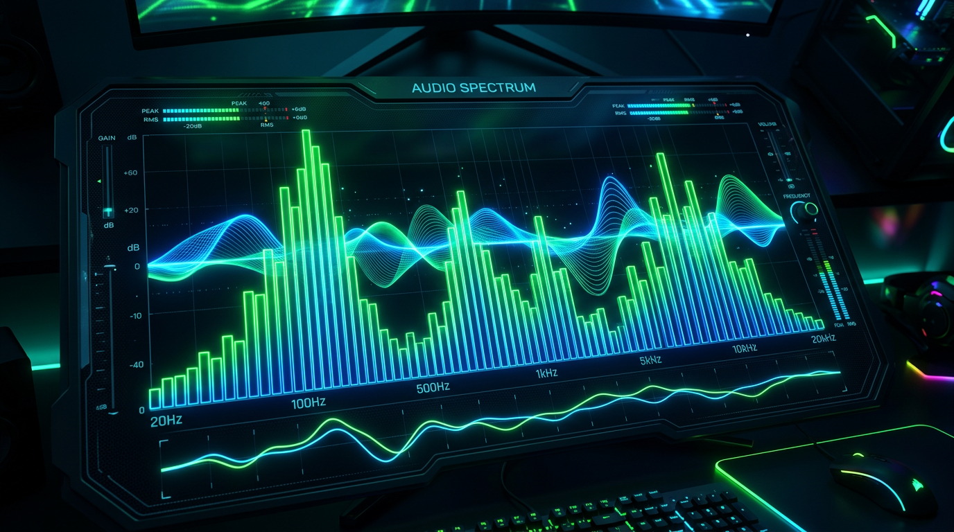 Visualizacao de audio
