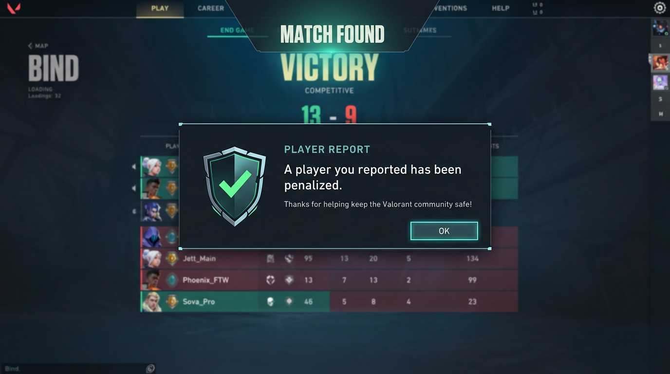 Notificacao de punicao confirmada