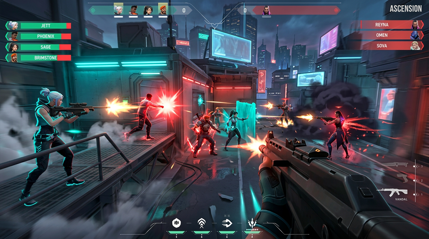 Tiroteio intenso entre jogadores no mapa