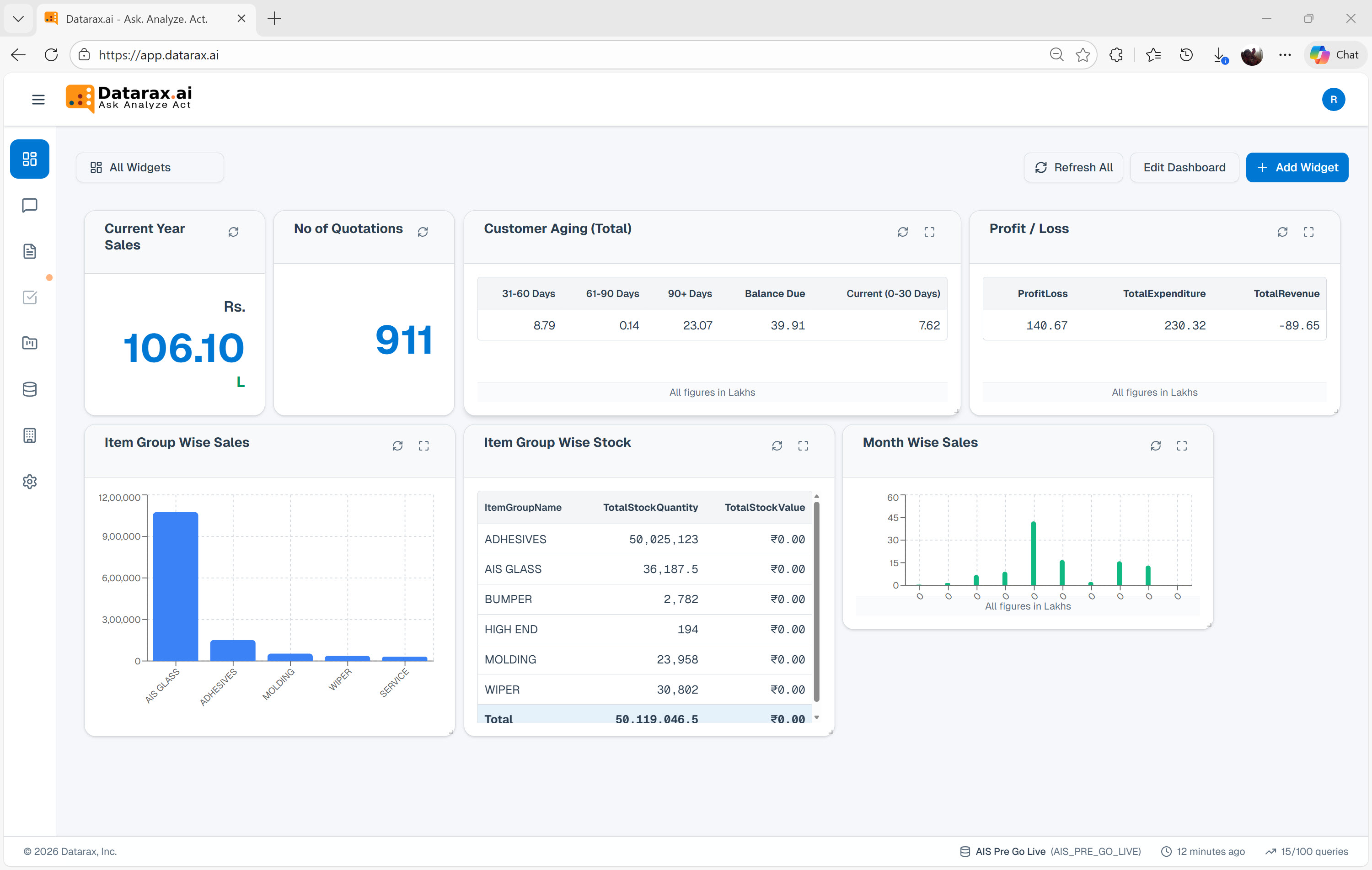 Datarax.ai – AI-Powered Database Assistant