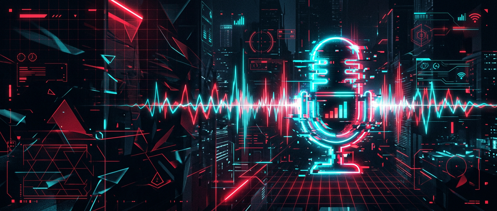 Neon futuristic gaming banner