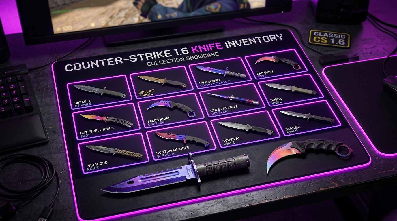 Coleção de Facas Táticas